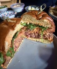 Foothill El Greco burger