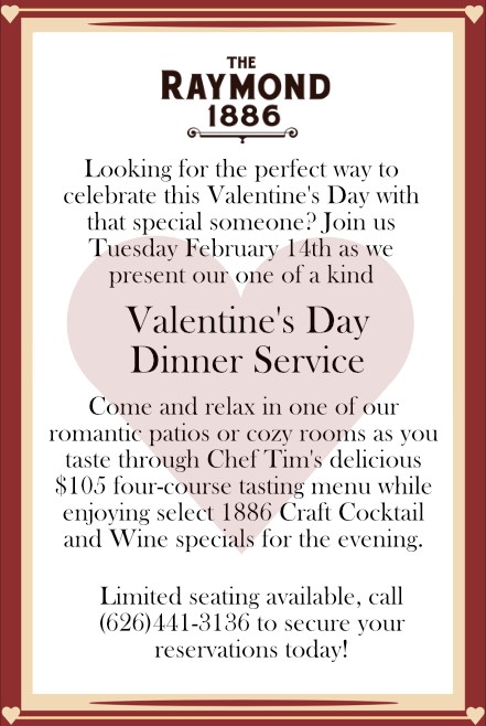 Raymond Valentines Dinner