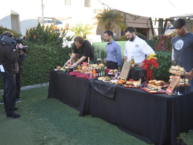 Promoting Cheeseburger Week 2014, Haven Gastropub + Brewery, New York Deli, Trattoria Neapolis and Dog Haus appeared on the KTLA Morning News.