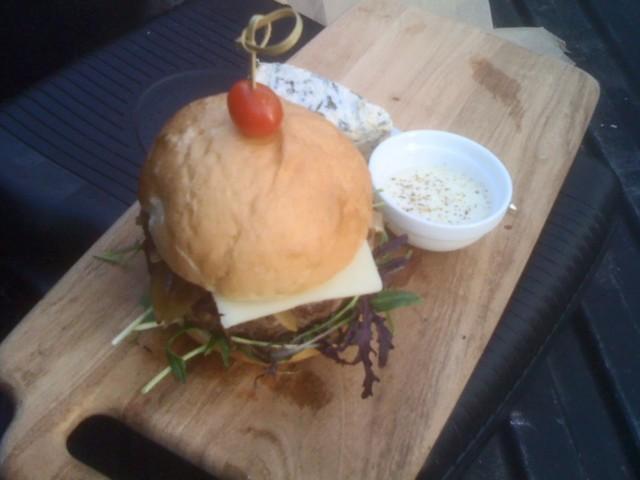 Dry-Aged Burger at Kings Row Gastropub