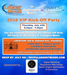 LA's LArgest Mixer Kick-off party