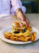 Stonefire Grill burger